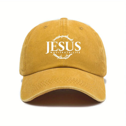 Baseball Caps For Men And Women, Jesus Wreath Design