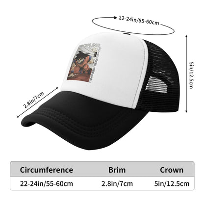 Adult Dragon Ball Trucker Caps Fashion Mesh Baseball Caps