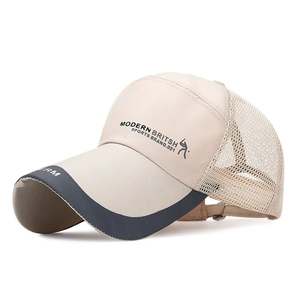 Summer Sunscreen Adjustable Sun Hats Cotton Baseball Cap Men Women