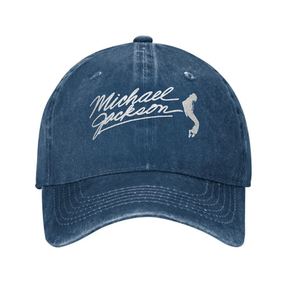 Washed Baseball Cap MJ Bad Album Summer