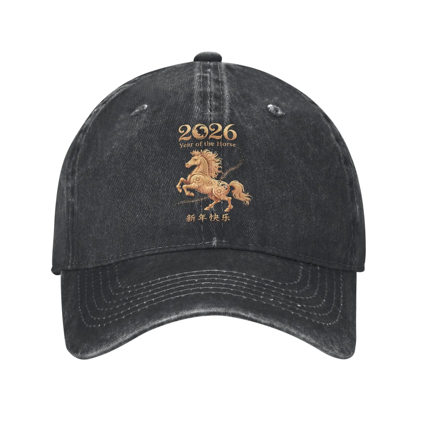 Year Of The Horse 2026 Chinese Lunar New Year Baseball Caps