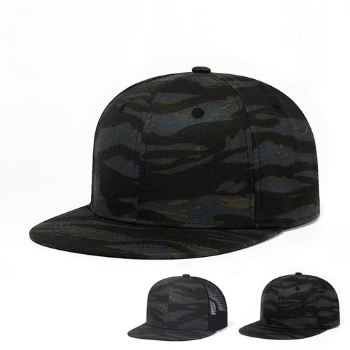Fashion Camouflage Mesh Cap Cotton Snapback Hats Men Women