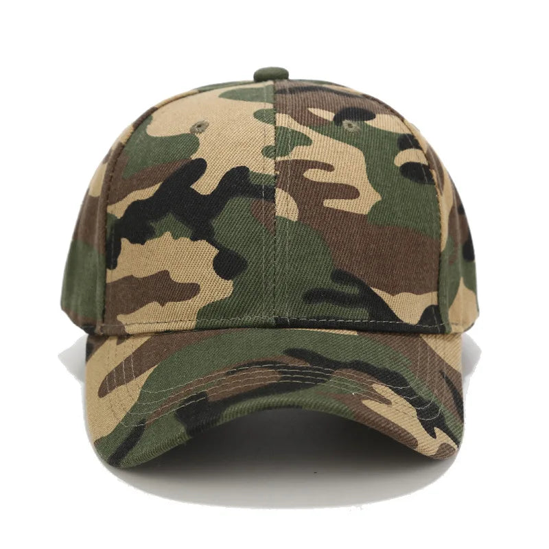 Summer Camouflage Baseball Cap Sports Curved Brim Sun Hat
