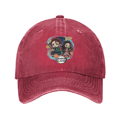 Demon Slayer  Multicolor Hat Peaked Baseball Hat