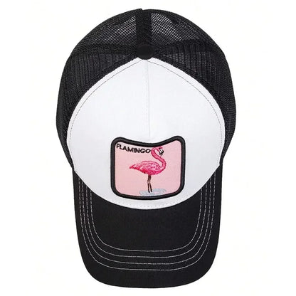 Unisex Flamingo Patch Embroidery Baseball Caps