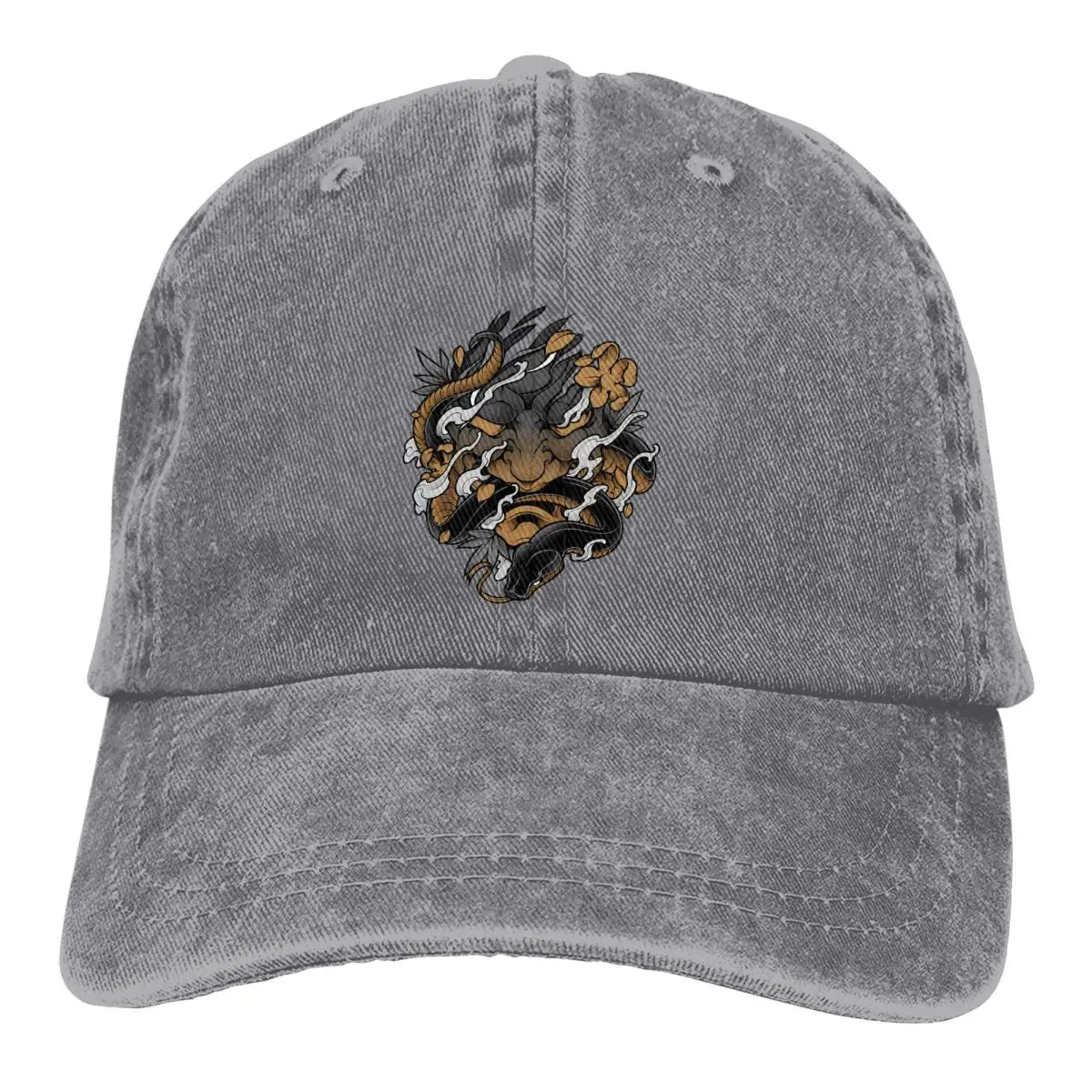 Summer Cap Sun Visor Oni Irezumi Hip Hop Caps Samurai Oni Baseball Cap