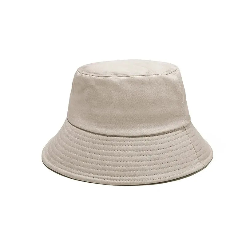 Unisex Summer Foldable Bucket Hat Women Cotton Outdoor Fishing Hunting