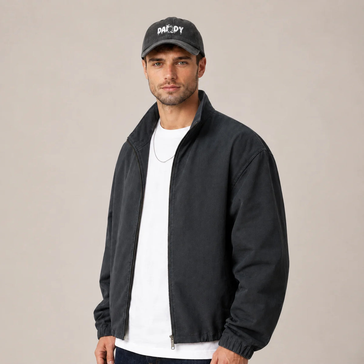 Bold Daddy Text Graphic Baseball Cap
