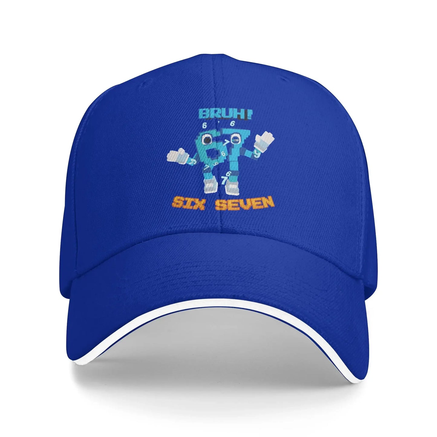 Six Seven Brainrot 67 Meme Baseball Caps