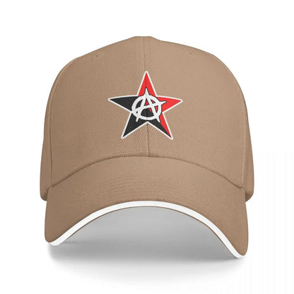 Unisex Baseball Hats Anarchy Print Baseball Caps