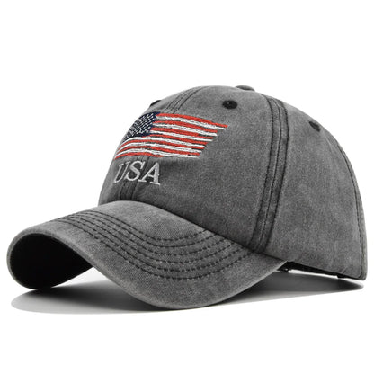 Unisex Tactical Military Baseball Cap Fashion Cotton USA American Flag For Men Women