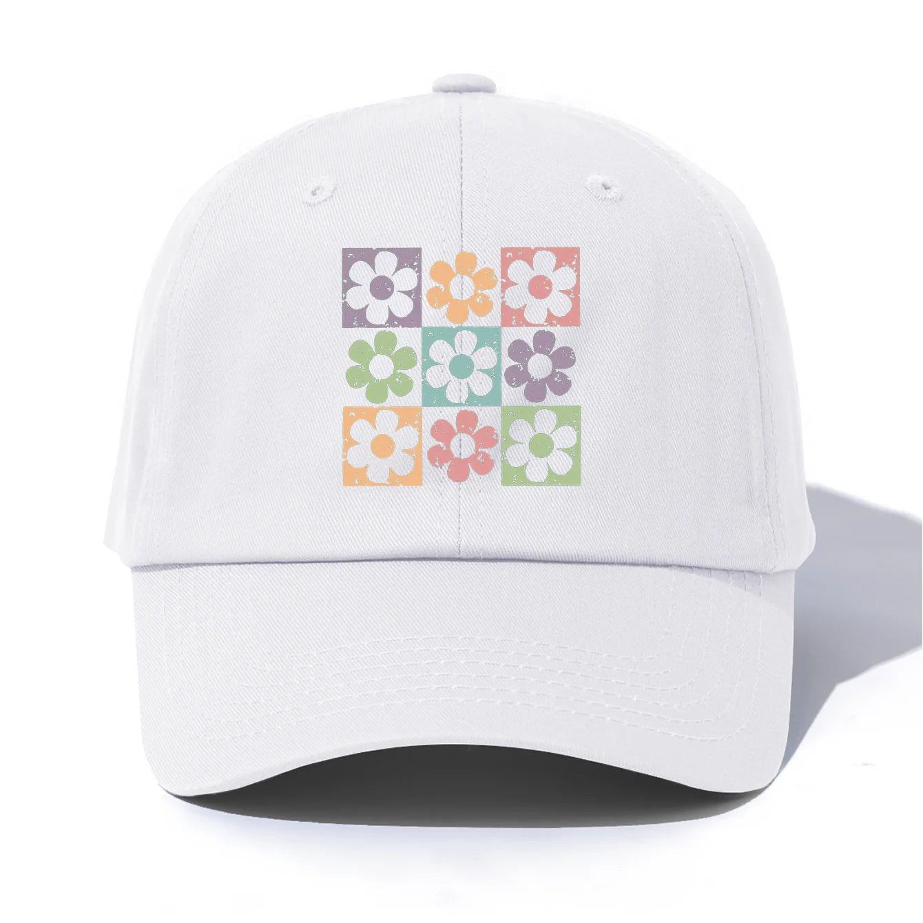 FLOWERS Print Baseball Cap For Adults
