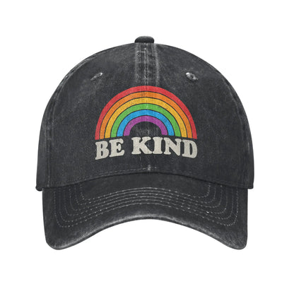Purride Cat Pride Ally LGBT Rainbow Baseball Caps