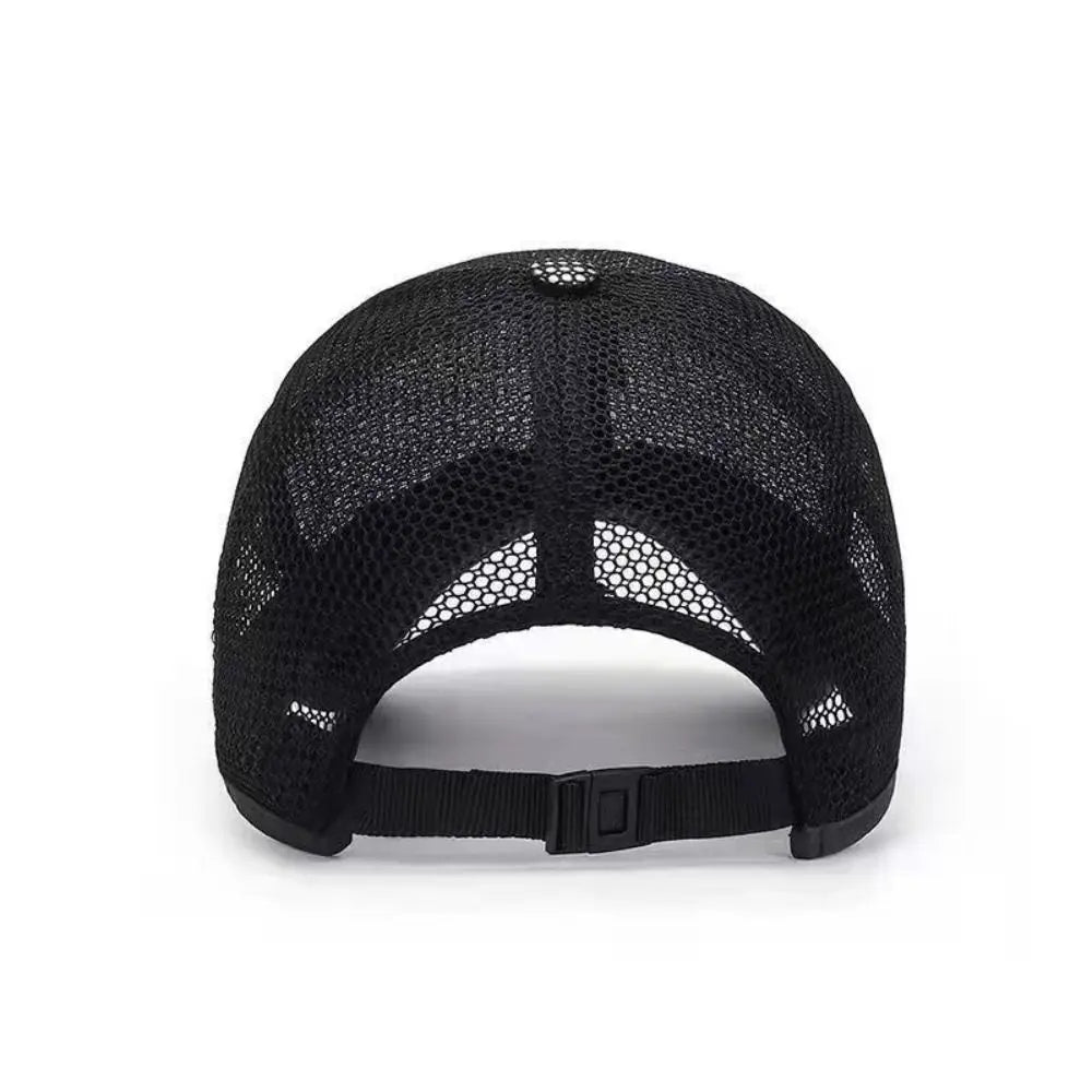Fashion Breathable Baseball Cap Snapback Closure Unisex Mesh Cap