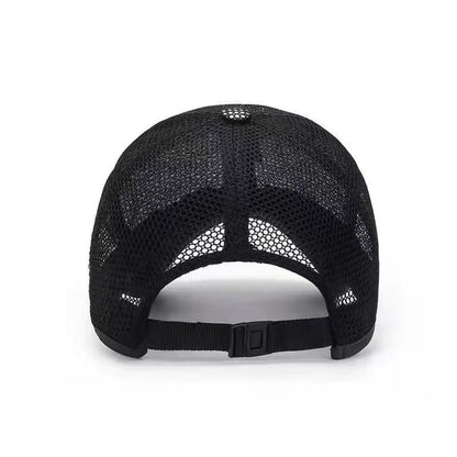 Fashion Breathable Baseball Cap Snapback Closure Unisex Mesh Cap