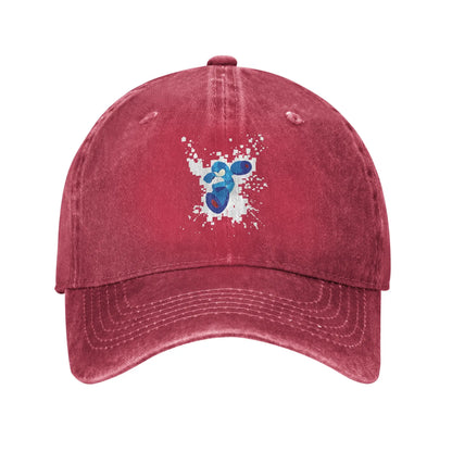 Megaman Pixel Jump Men Women Baseball Caps
