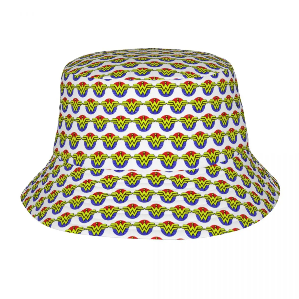 Vintage Superhero Comic Book Collection Pattern Bucket Hat