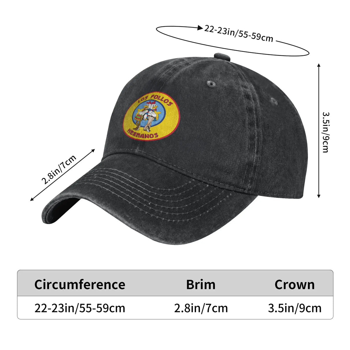 Custom Break Bad Los Pollos Hermanos Baseball Cap