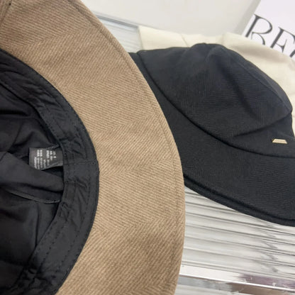 Simple Stylish Fisherman Hat Women Spring Summer Sun Shading Sun Protection Hat High-Quality