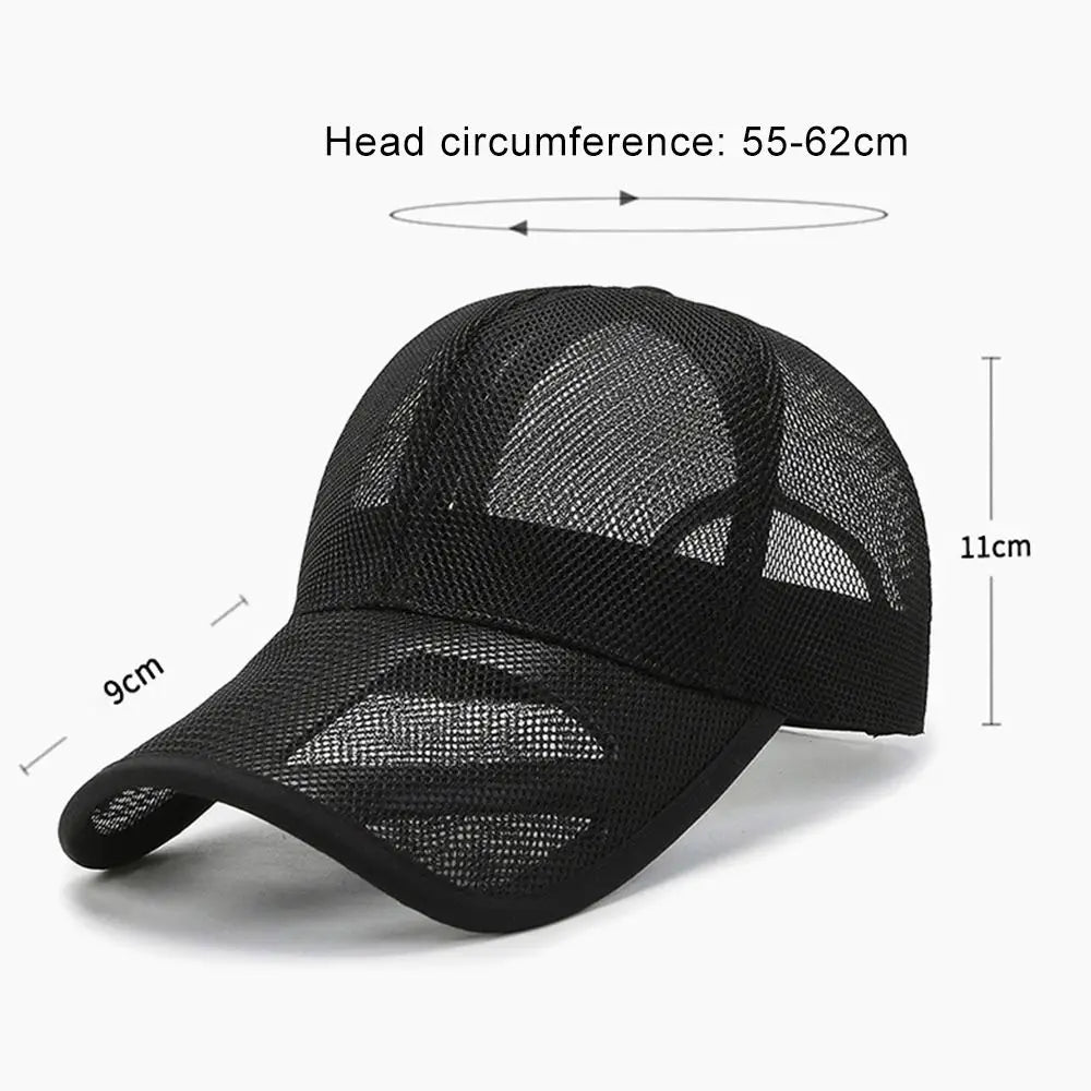 Quick Dry Adjustable Fashion Baseball Cap Sun Protection Caps