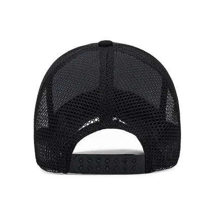 New Quick Dry Mesh Baseball Cap Outdoor Sports Breathable Hat For Men Women