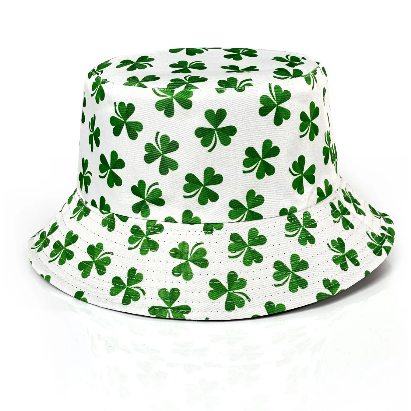 Lucky Four-Leaf Clover Couple's Bucket Hat