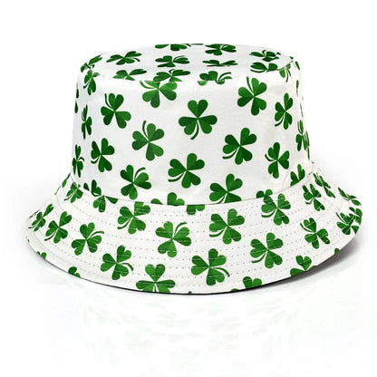 Lucky Four-Leaf Clover Couple's Bucket Hat