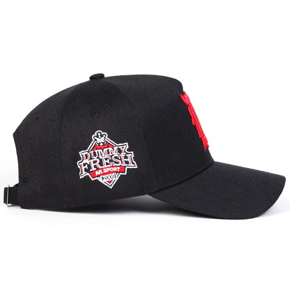 Unisex Gothic D Letter Embroidery Side DUMMY FRESH Baseball Caps Sunscreen Hat