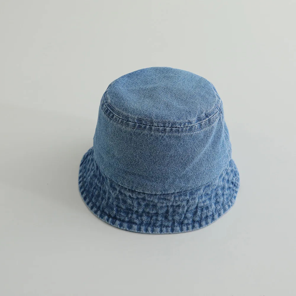 Summer Autumn Cowboy Baby Bucket Hat Soft Summer Baby Boys Girls