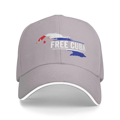 Spring Free Cuba Cuban Flag Free Cuba Viva Cuba Libre Baseball Cap