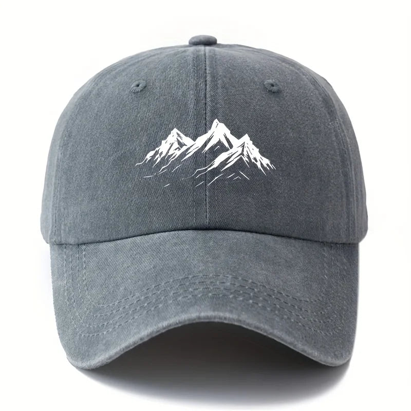 Men's Printed Mountain Baseball Cap