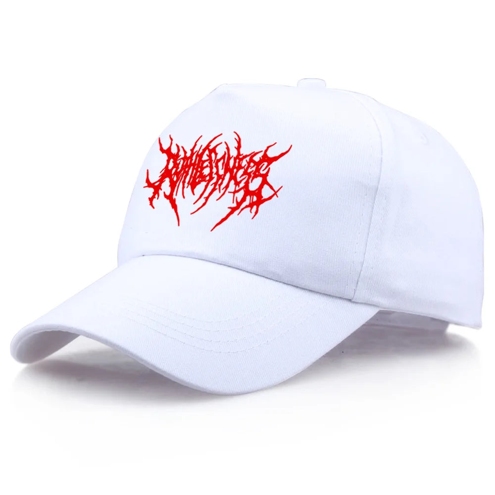 Fashion Gothic Street Punk Embroidery Baseball Caps