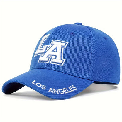 Unisex Los Angeles Letter Embroidery Baseball Caps Spring Autumn Outdoor