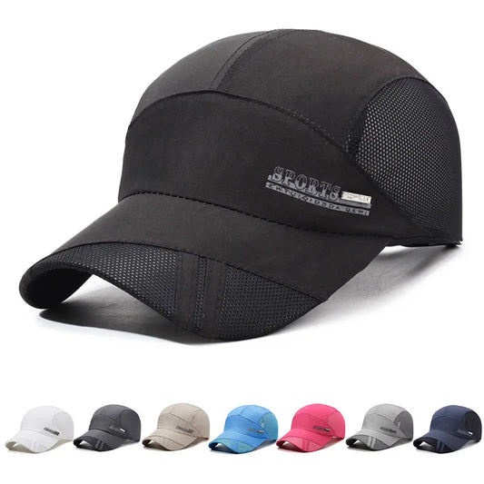 Unisex Outdoor Sports Quick-Dry Mesh Cap Baseball Cap