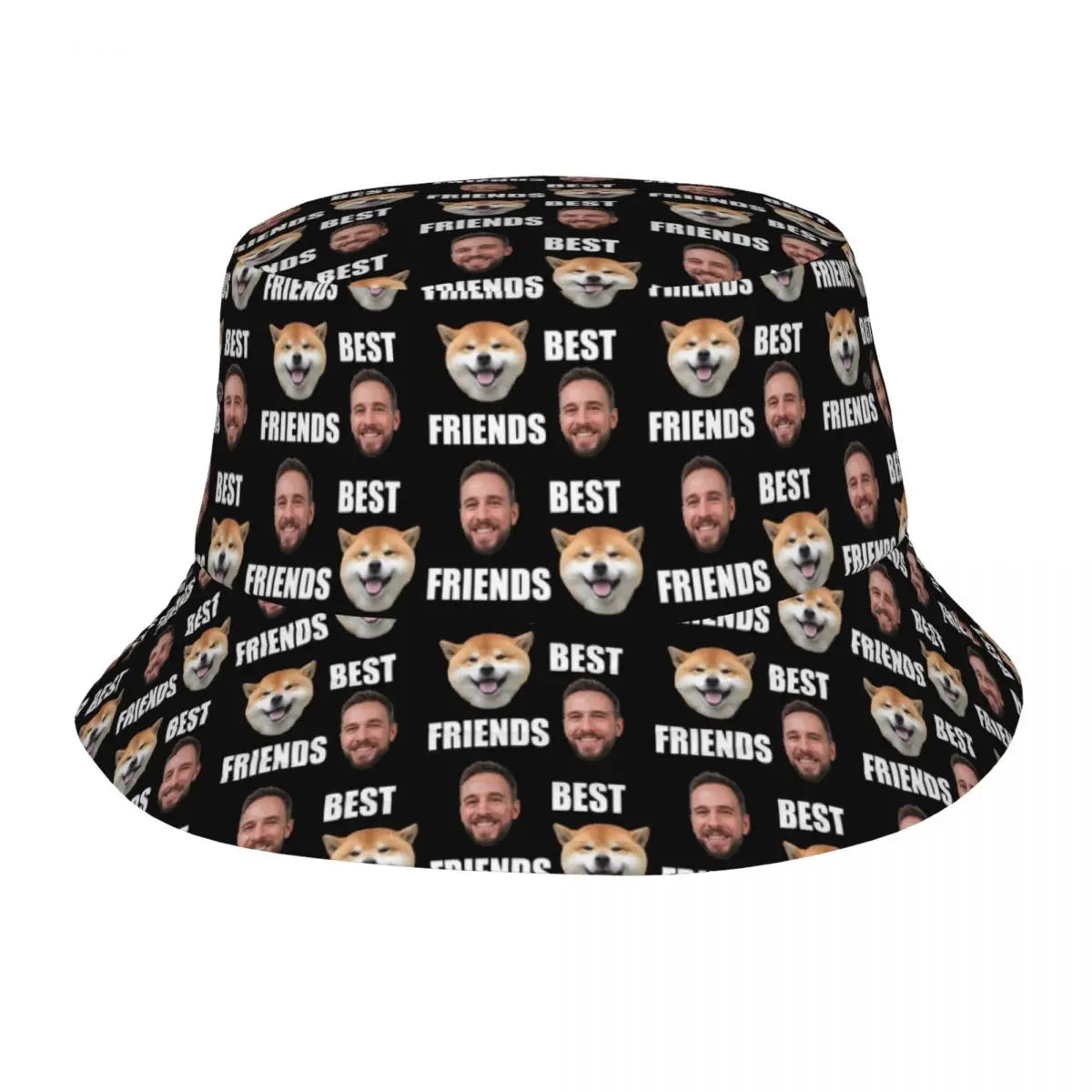 Personalized DIY Your Picture Bucket Hats for Unisex Summer Best Friends