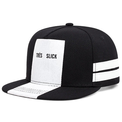 Trendy TRES SLICK Striped Simple Baseball Hat
