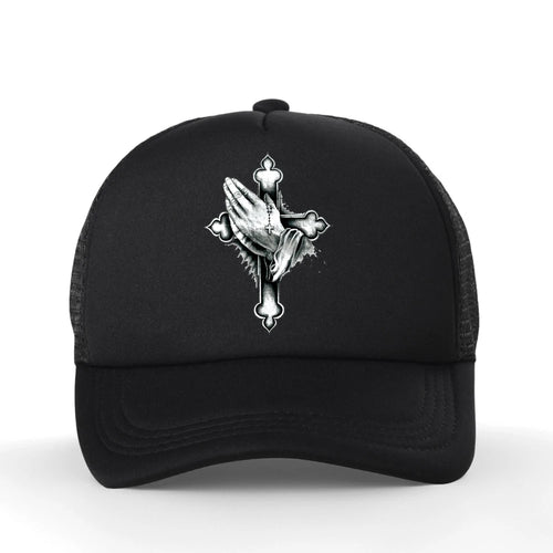 Christian Prayer Jesus Mesh Baseball Cap