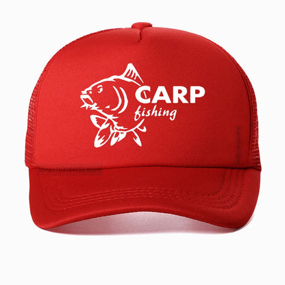 Funny Carp Fishing Baseball Cap