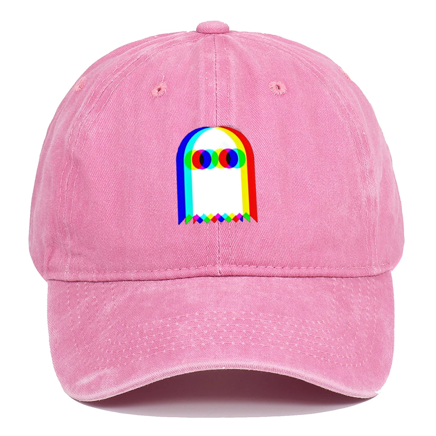 Colorful Ghost Print Baseball Cap