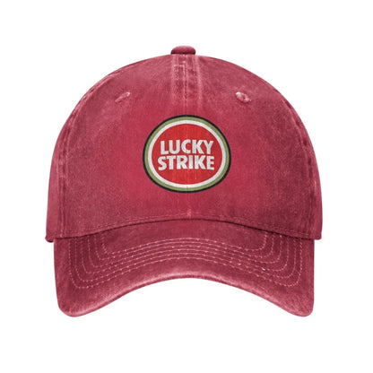 Lucky Strike Letters Troye Sivan Music Sport Retro Cowboy Washed Baseball Caps