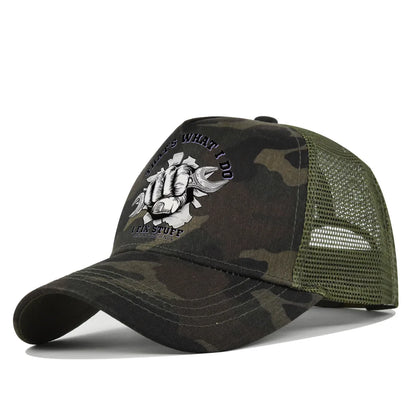 New Fashion Spring Summer Printed Mesh Breathable Baseball Cap