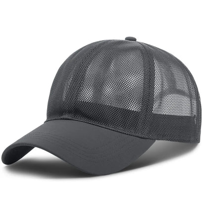 Full Mesh Sun Protection Caps Adjustable Quick Dry For Man Women