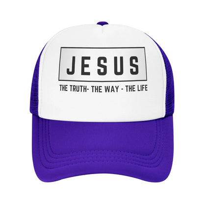 JESUS the Way Mesh Baseball Caps