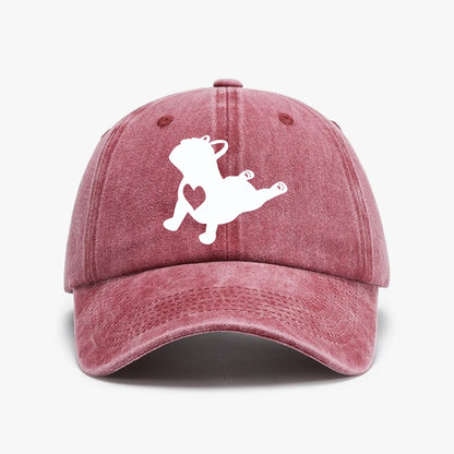 French Bulldog Yoga Baseball Cap