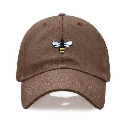 Honeybee Embroidered Baseball Cap For Women Men