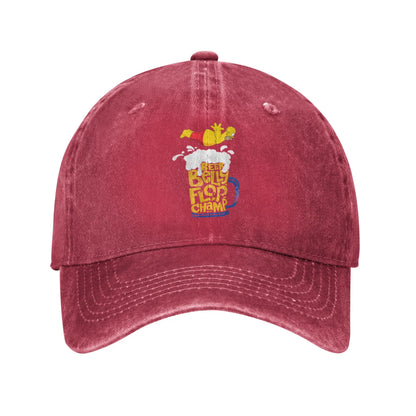 The S-simpson Homer Beer Belly Flop Champ Washed Baseball Cap