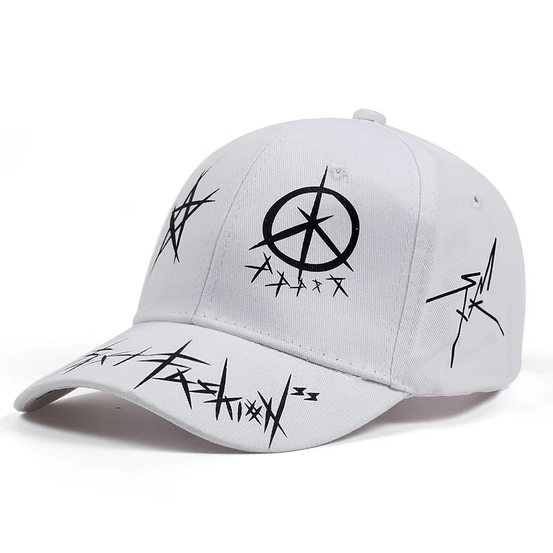 Unisex Letter Pattern Printing Baseball Caps Spring Autumn