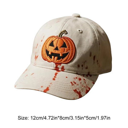 Halloween Pumpkin Face Baseball Hat For Women Men