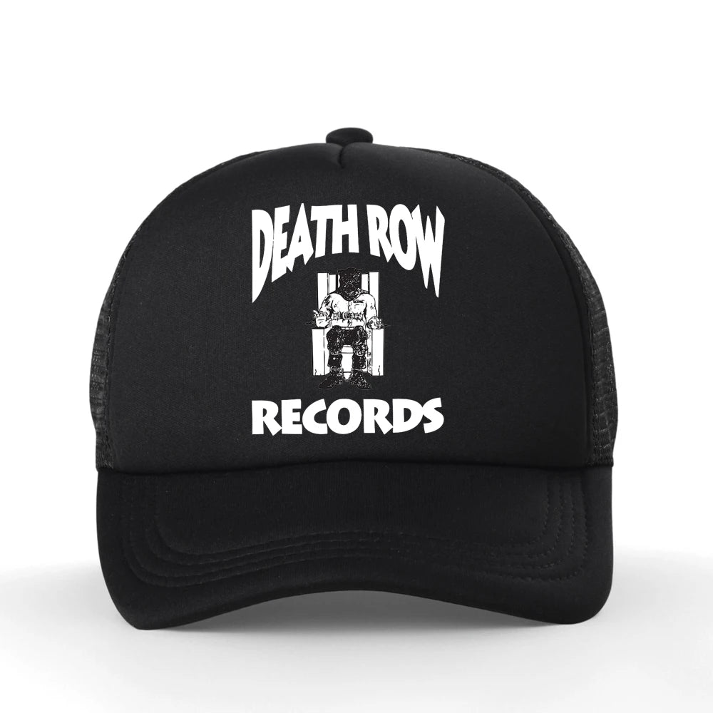 Funny Golf Hat Death Row Records White Baseball Cap