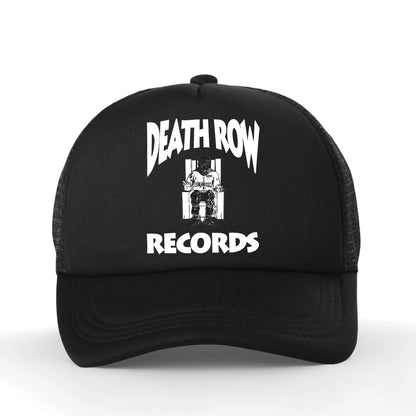 Funny Golf Hat Death Row Records White Baseball Cap